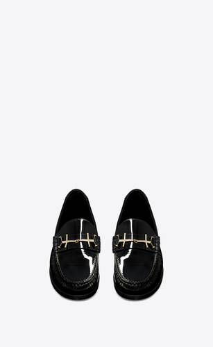 le loafer penny slippers in patent leather
