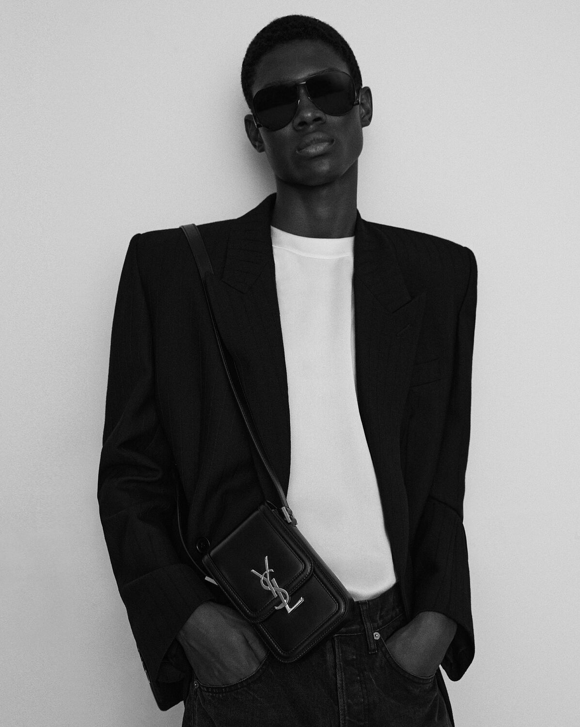 생로랑 부드러운 가죽 소재의 솔페리노 미니백 7539630SX0E1000