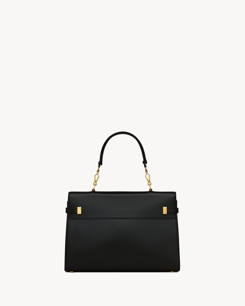 MANHATTAN Top Handle-Tasche aus Box Saint Laurent