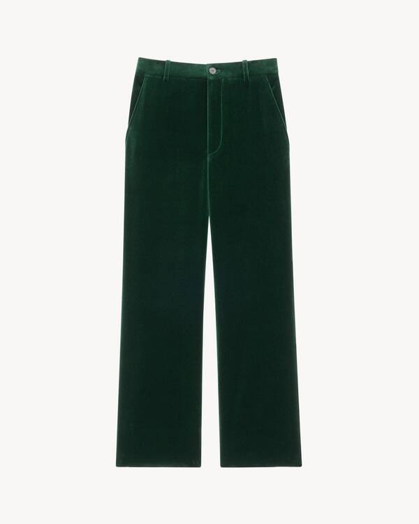 パンツ Saint Laurent Pantalone pants in velvet | Saint Laurent | YSL US