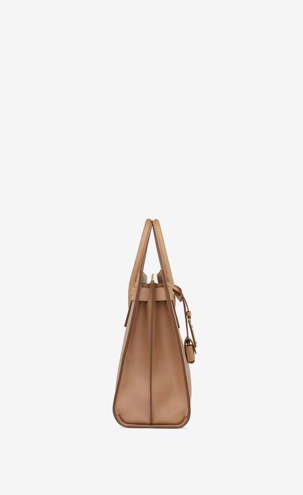 Saint Laurent Le 37 In Vegetable-tanned Leather in Brown