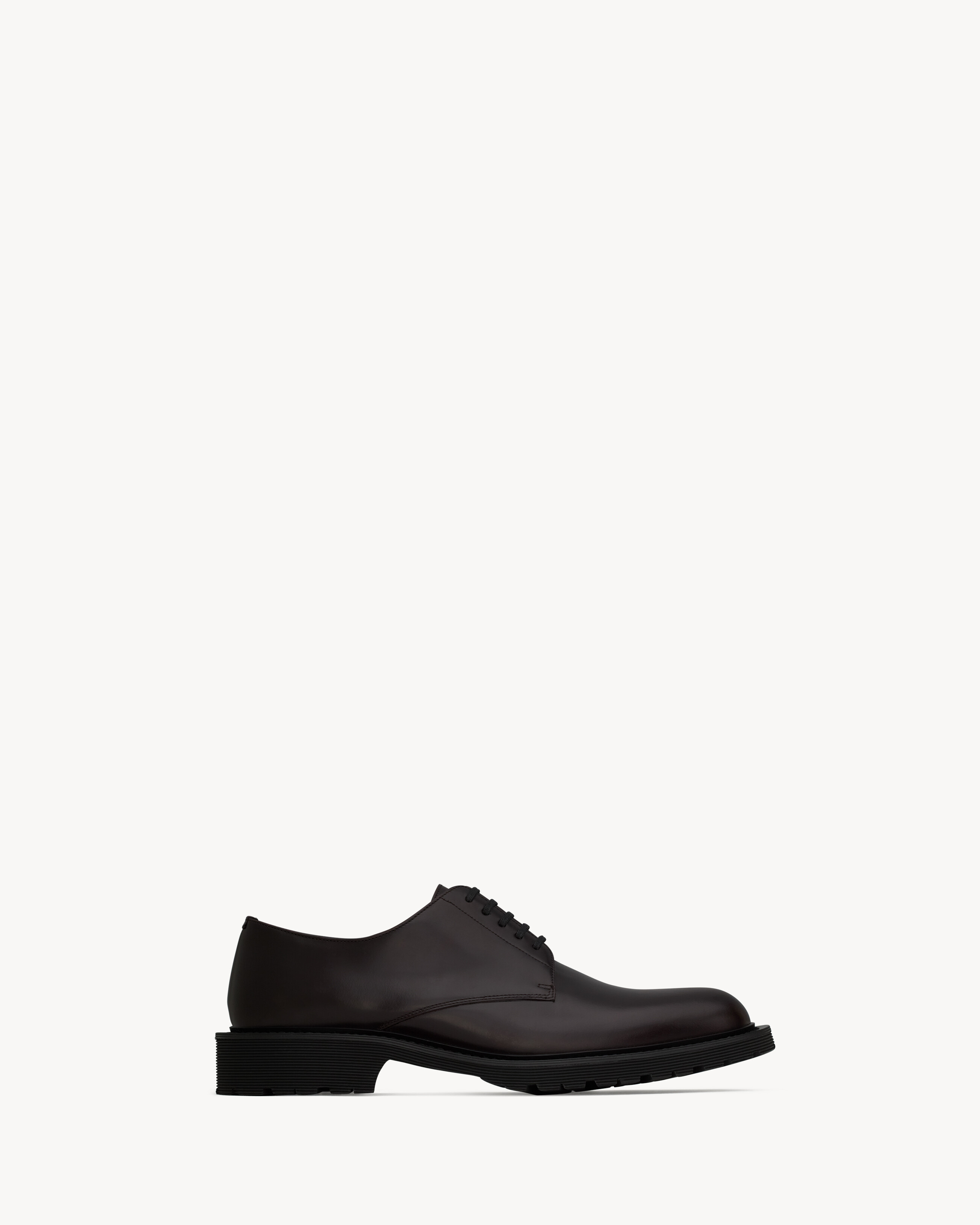 Sapato derby ARMY em couro liso