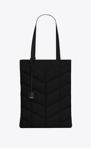 puffer tote bag in econyl® and pegaso xl
