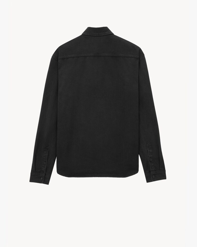 Cassandre Shirt in Raven Black Denim