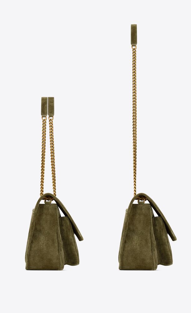 Yves Saint Laurent Medium Suede Sulpice Bag