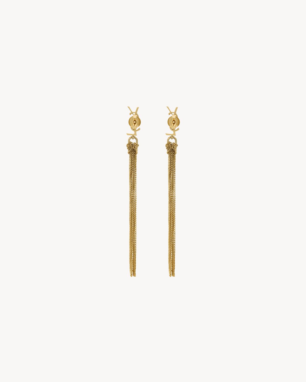 CASSANDRE tassel earrings in metal