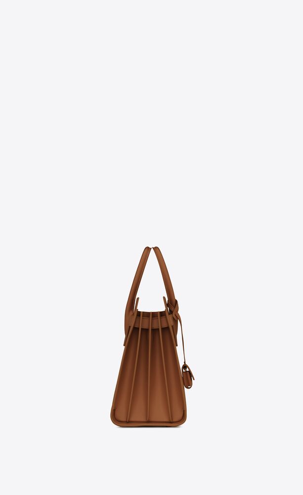 Saint Laurent Sac de Jour Small in Smooth Leather - Amber - Women