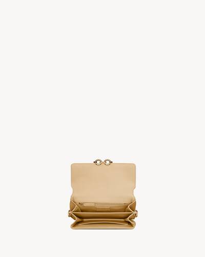 le maillon satchel in smooth leather