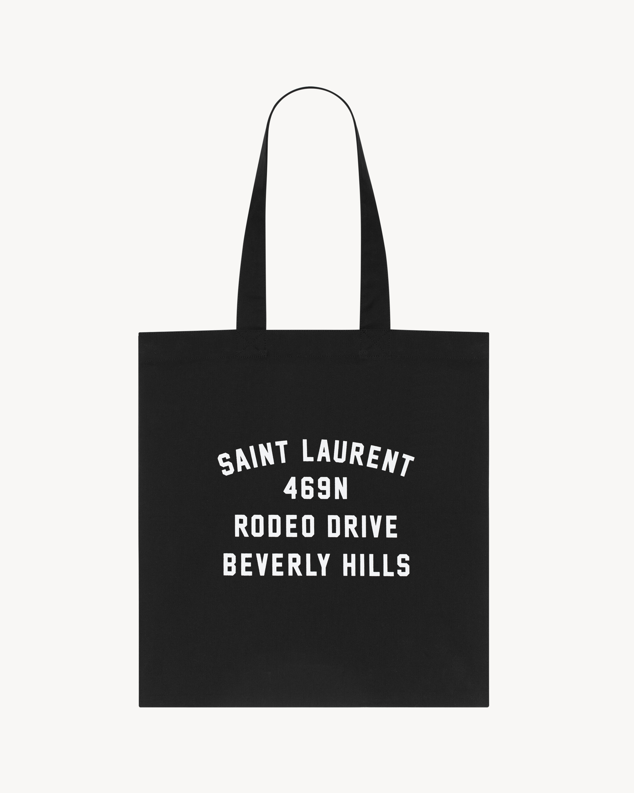 SAINT LAURENT BEVERLY HILLS ADDRESS TOTEBAG