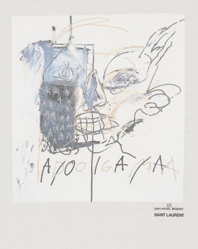 Jean-Michel Basquiat t-shirt | Saint Laurent Italy | YSL.com