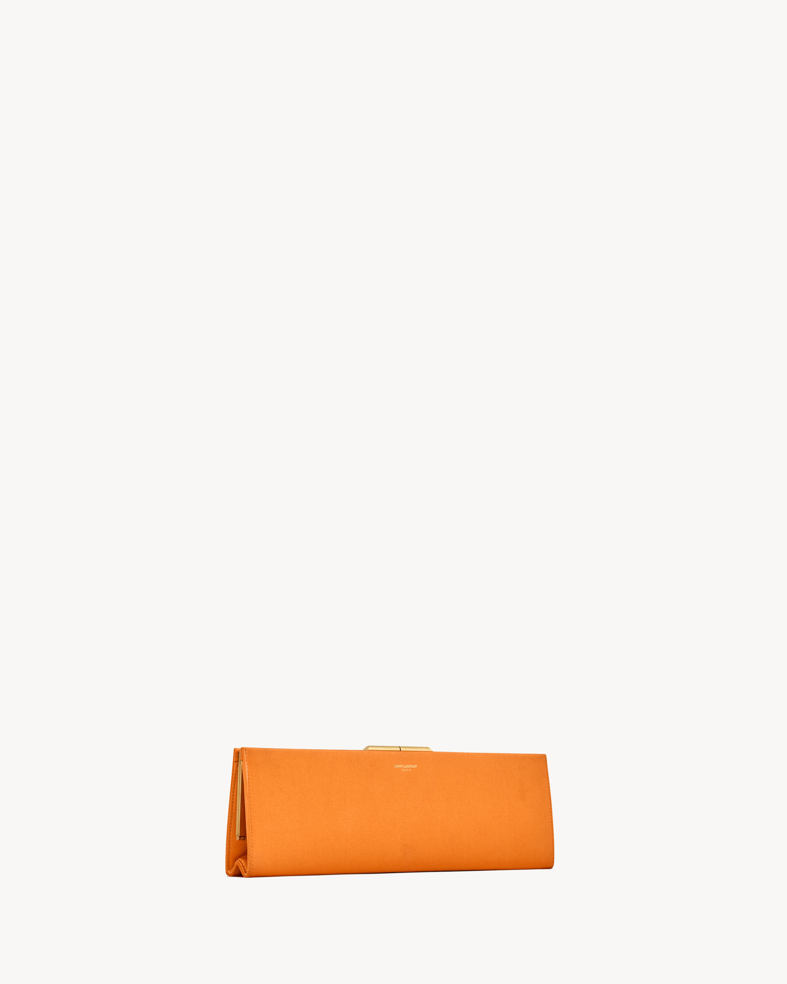 MIDNIGHT large clutch in satin