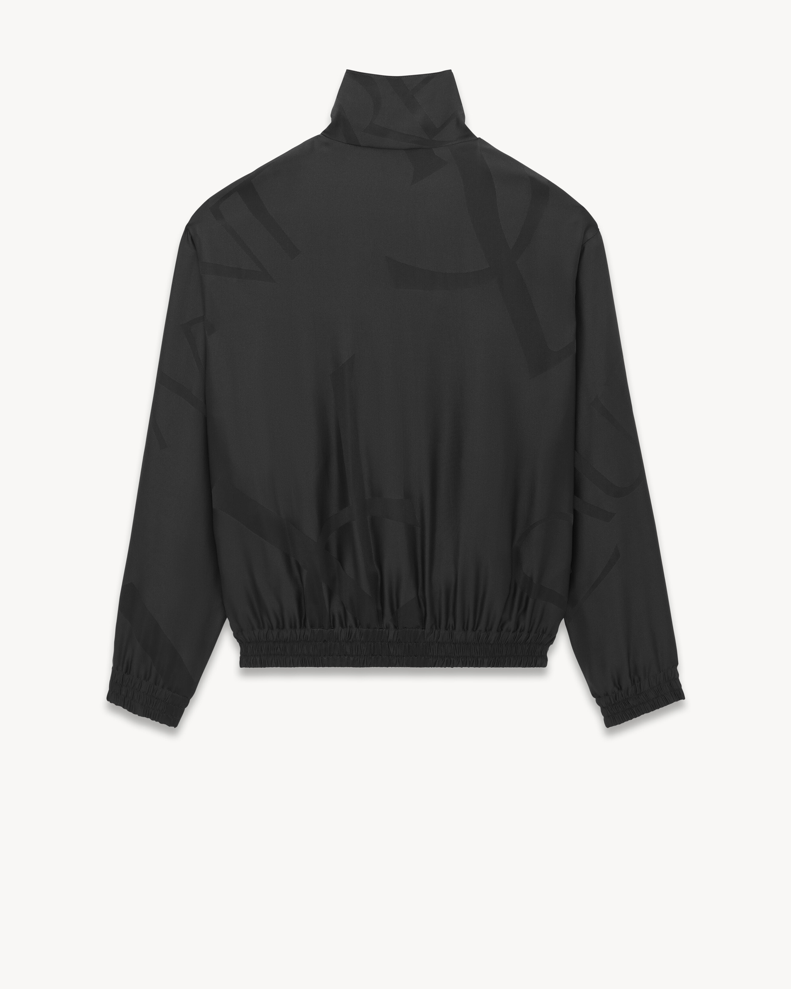 blouson in oversized CASSANDRE silk twill