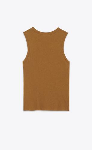 tank top in cotton jersey