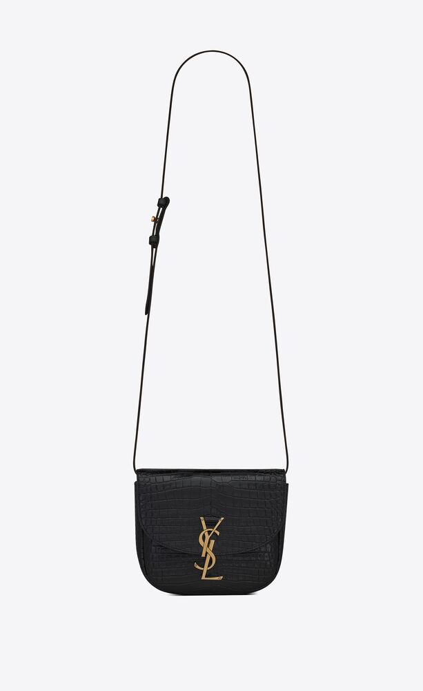 Cross S monogram-embossed small leather bag - Bags