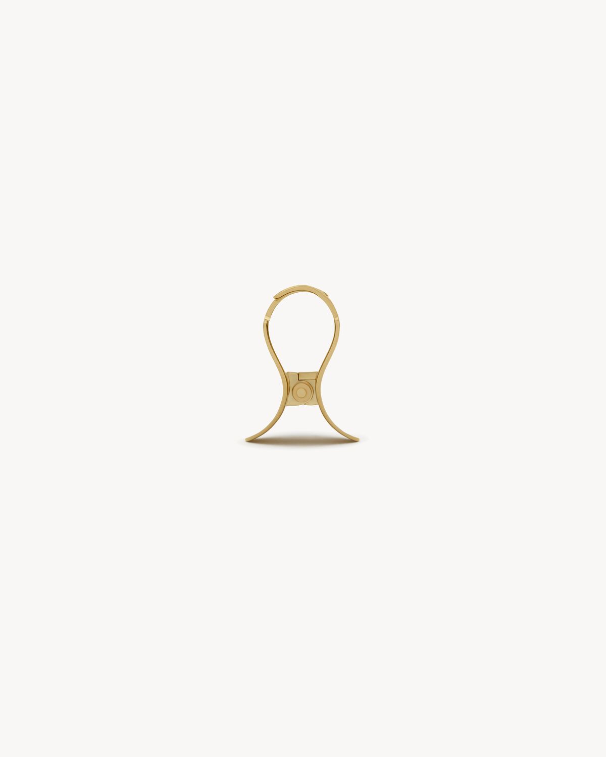 Saint Laurent Women's Metal Hairclip Gold