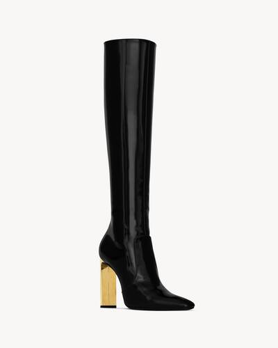 auteuil boots in glazed leather