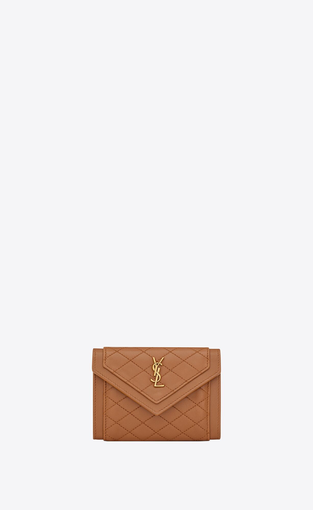GABY SMALL ENVELOPE WALLET IN QUILTED LAMBSKIN | Saint Laurent | YSL.com