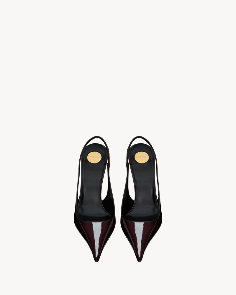 VENDOME slingback pumps in patent leather