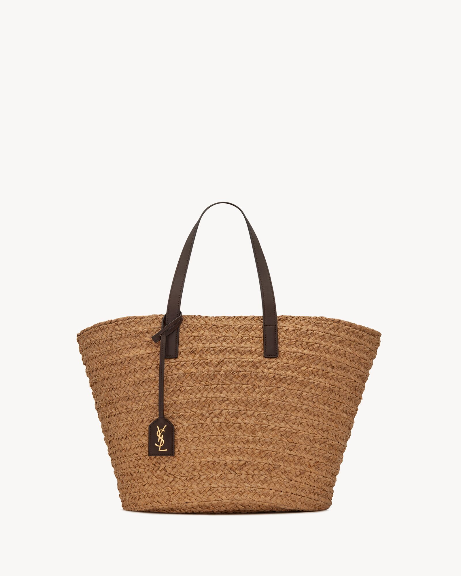 Bolso medium PANIER de rafia | Saint Laurent | YSL.com