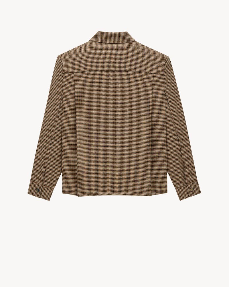overshirt in puppy tooth