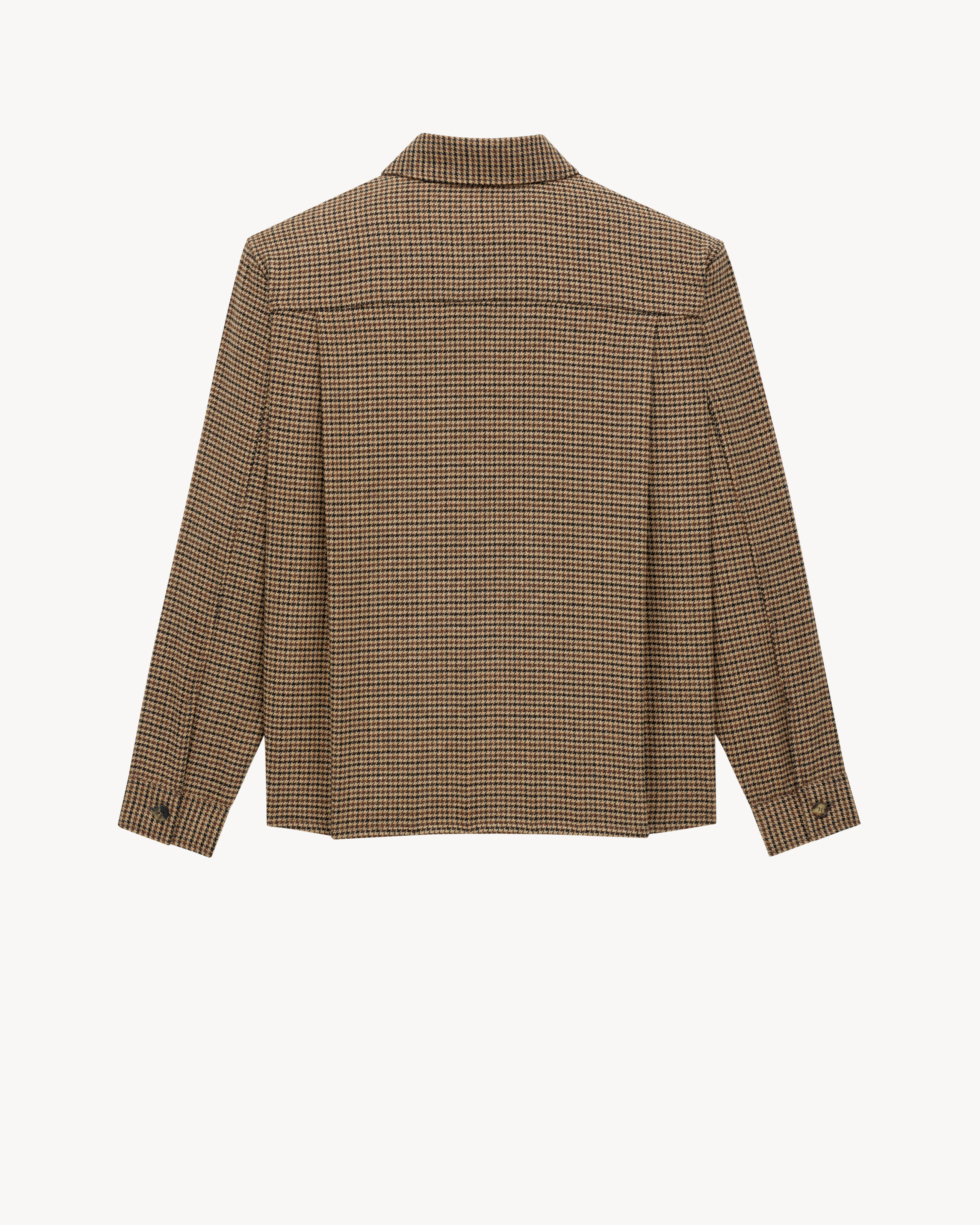 overshirt in puppy tooth