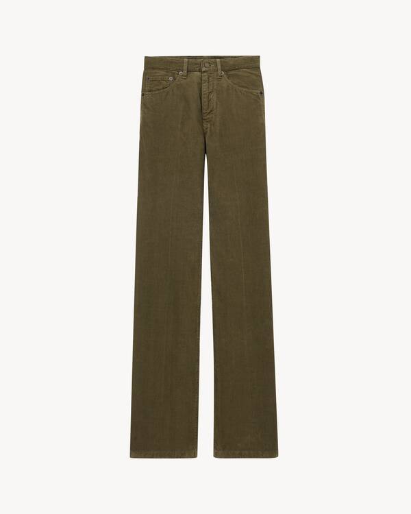 パンツ SAINT LAURENT CAMEL COTTON PANT Saint Laurent strech-cotton Chino Trousers | Neutrals | FARFETCH