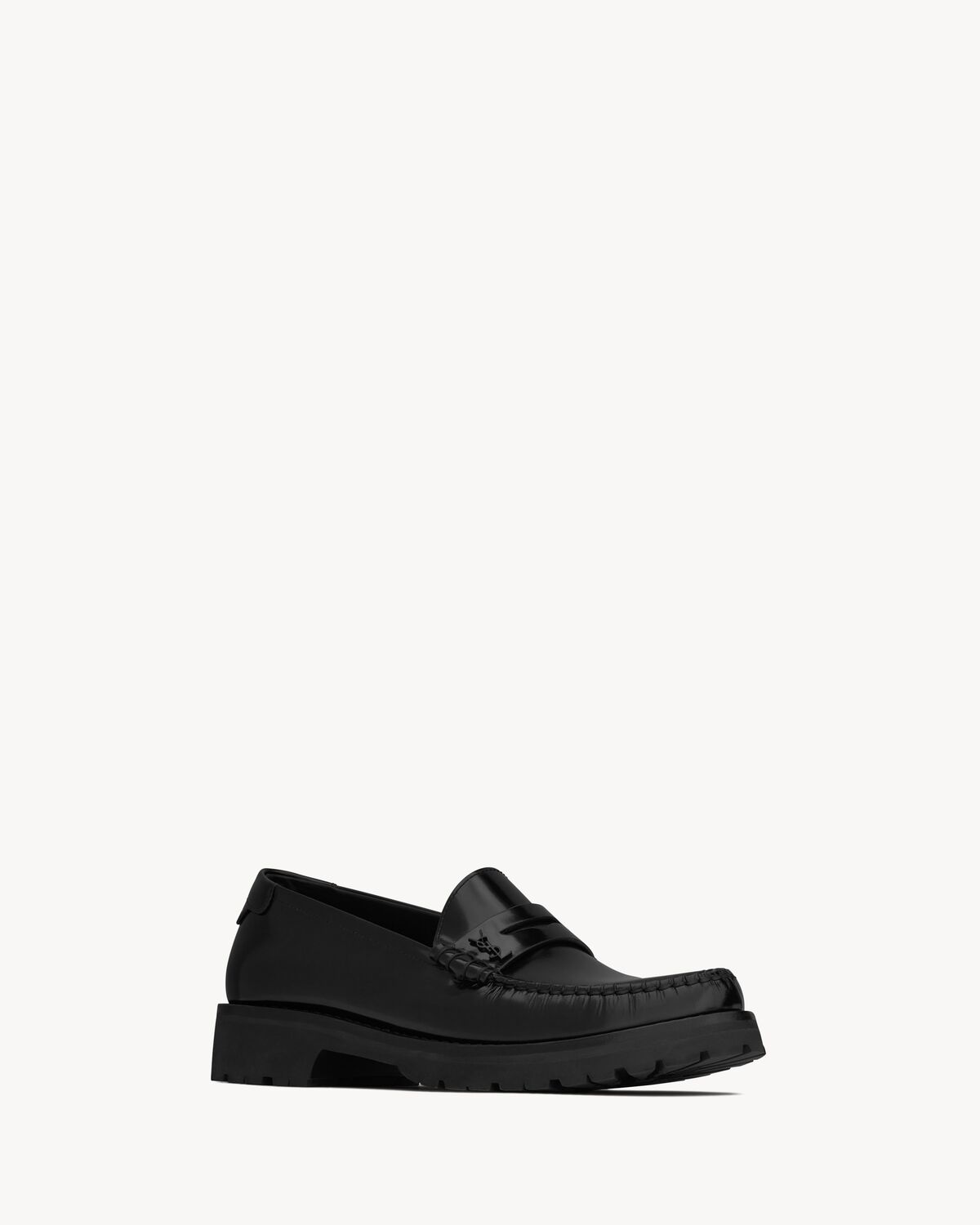 LE LOAFER MONOGRAM镜面皮革厚底便士乐福鞋