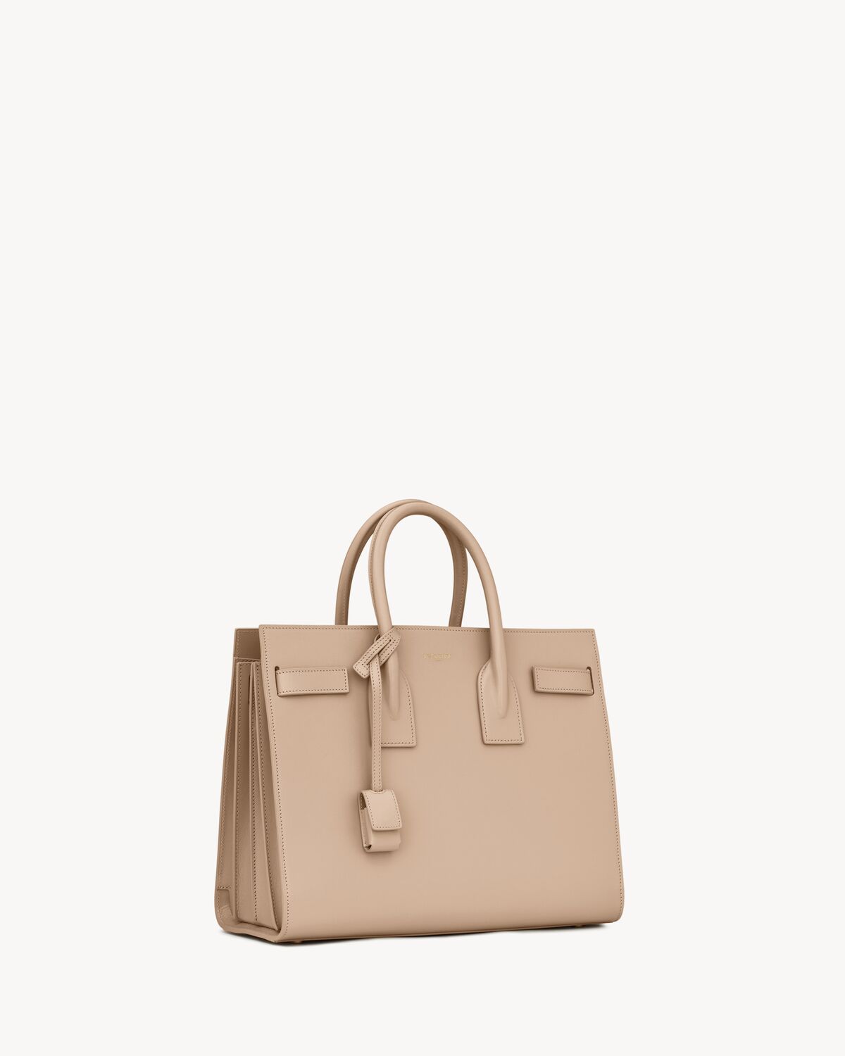 SAC DE JOUR EN CUIR LISSE - SMALL 