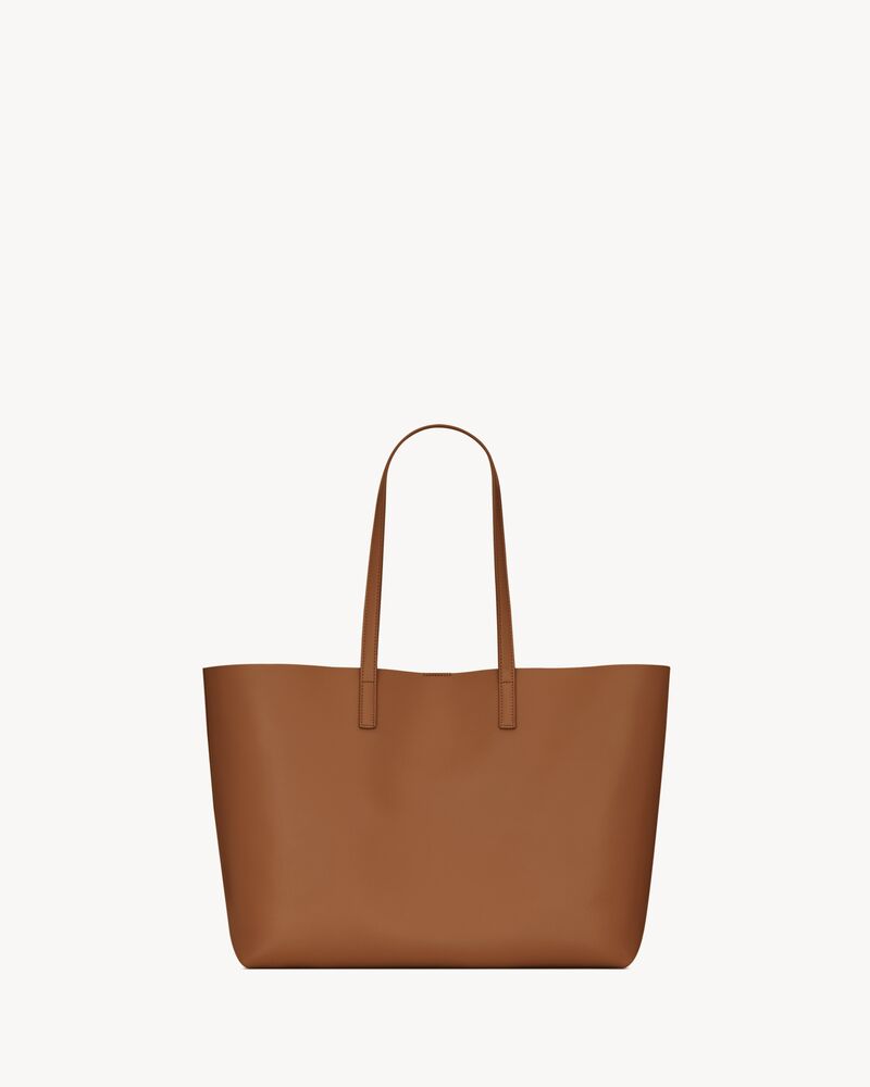 Saint laurent hotsell leather shopper tote