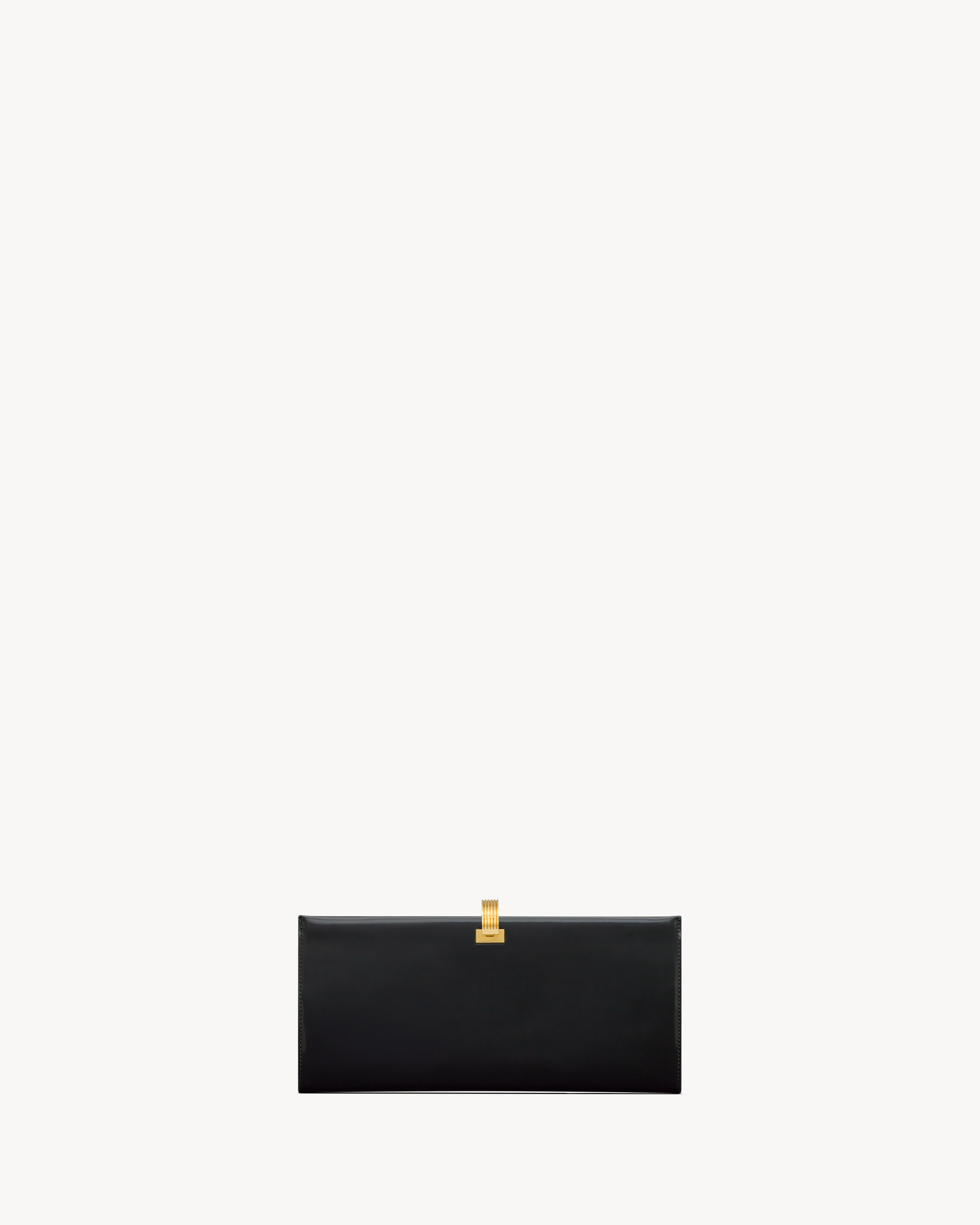 minaudière in brushed leather