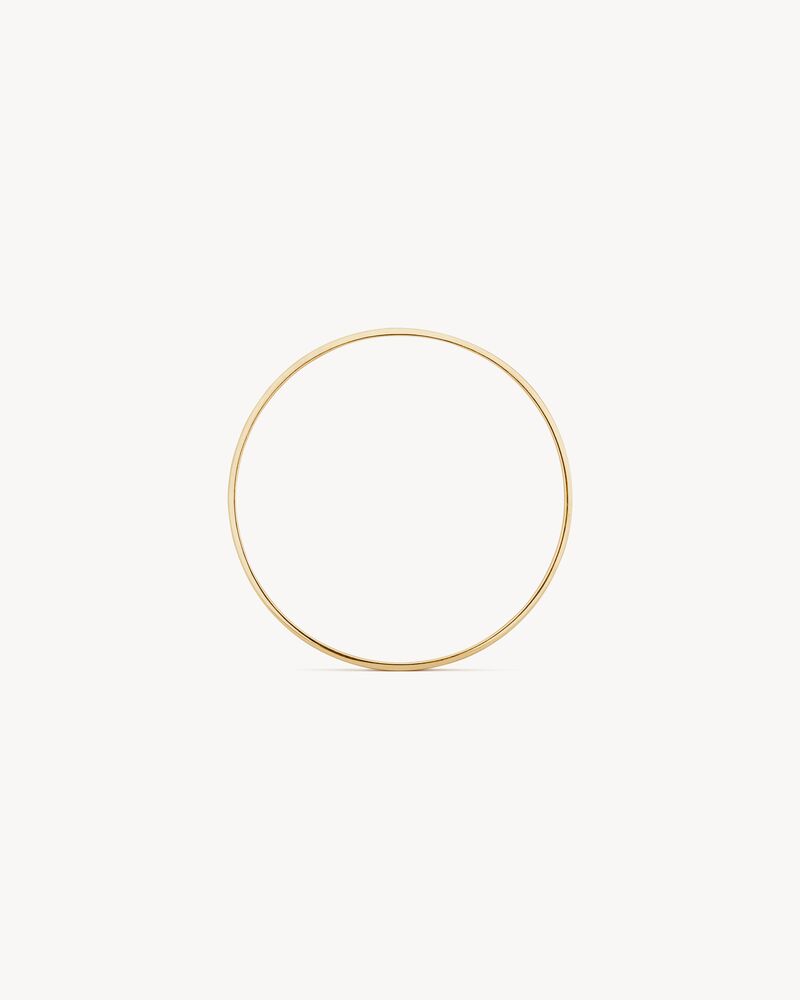 Manchette fine en or jaune 18 carats