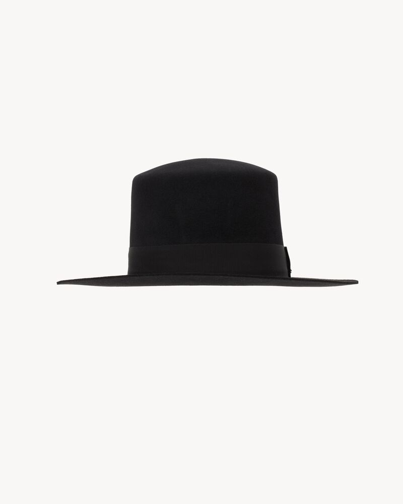 saint laurent felt hat