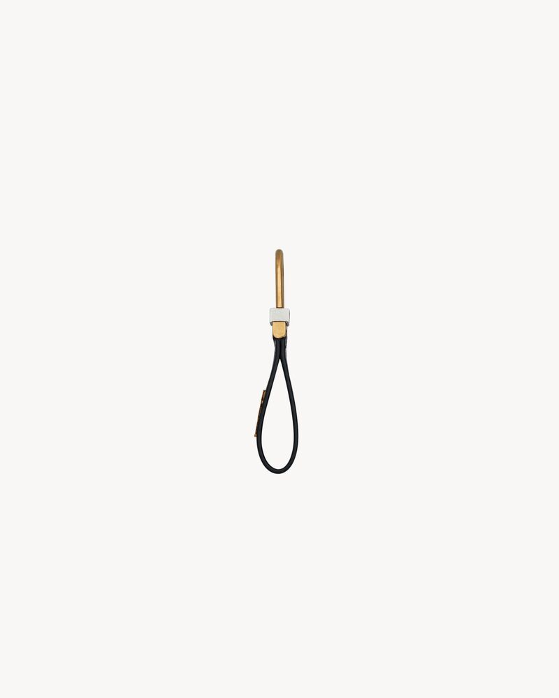 TINY CASSANDRE keyring in smooth leather