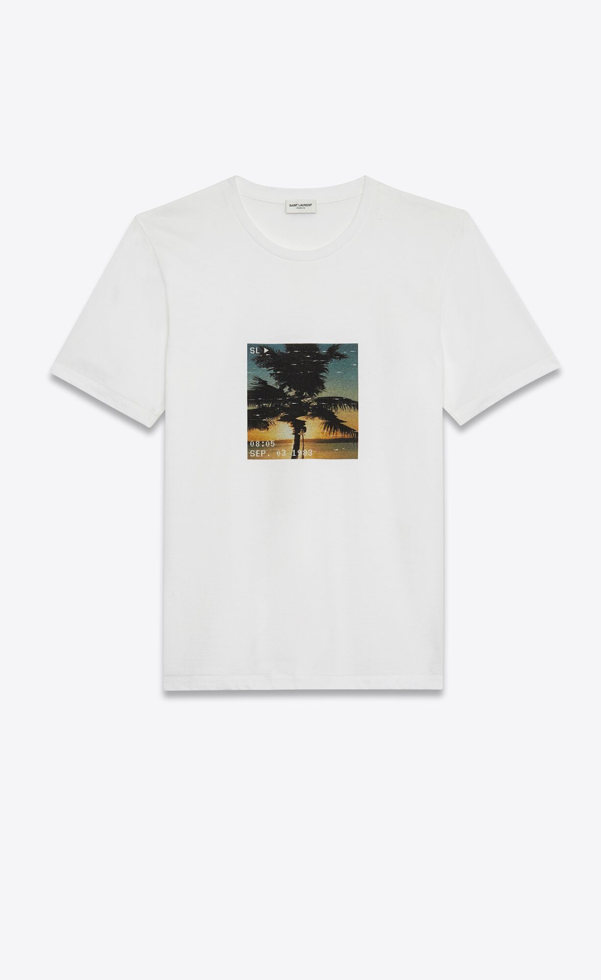VHS sunset T-shirt | Saint Laurent United States | YSL.com