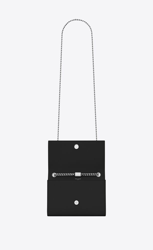 Saint Laurent Grain de Poudre Monogram Kate Small Crossbody Bag (SHF-r –  LuxeDH