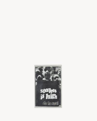 DE LA SOUL STAKES IS HIGH in Black | Saint Laurent | YSL GR