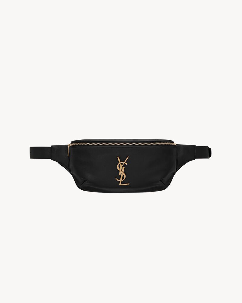 CASSANDRE CLASSIC belt bag in grain de poudre embossed leather, Saint  Laurent