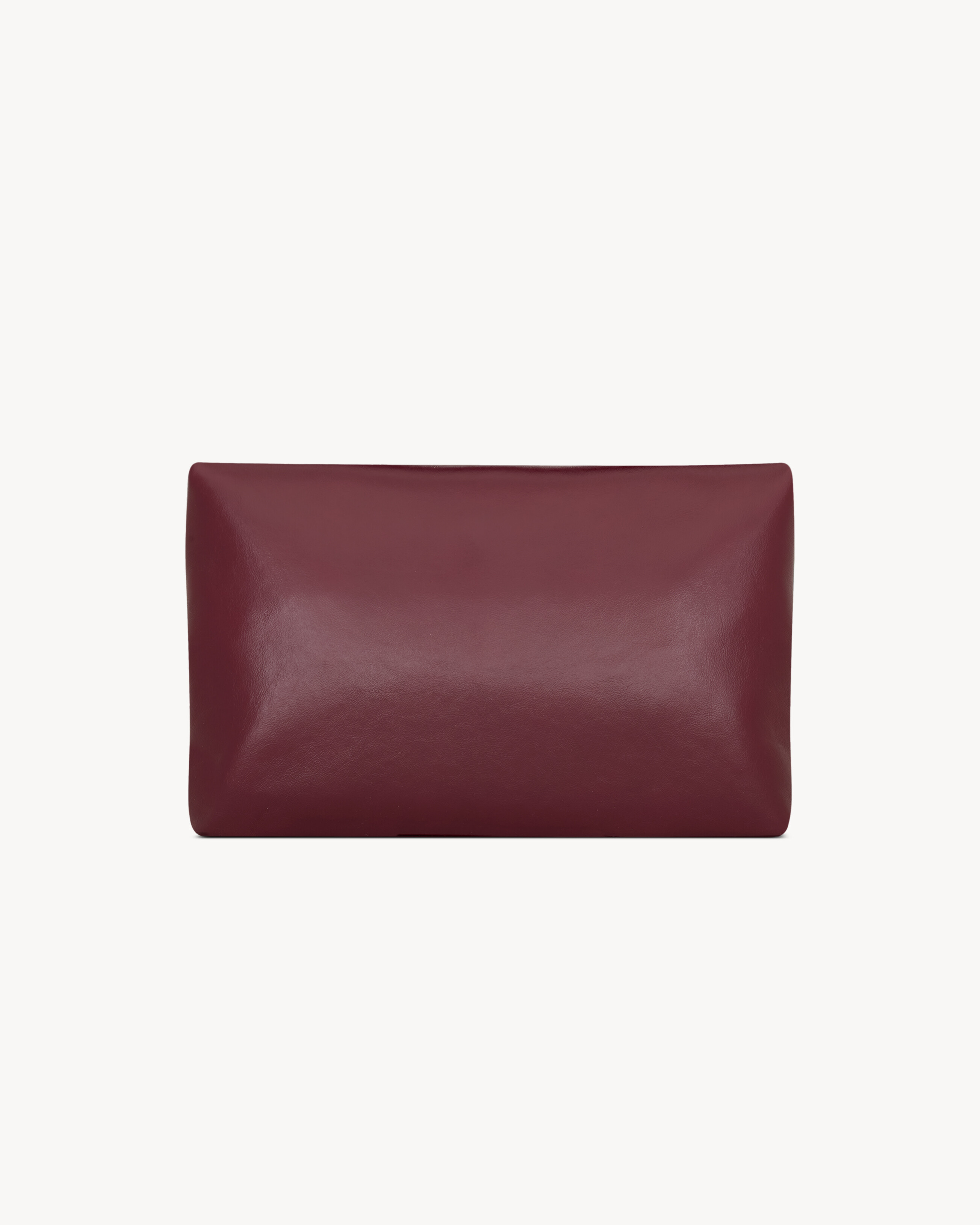 CASSANDRE large envelope pouch in shiny leather