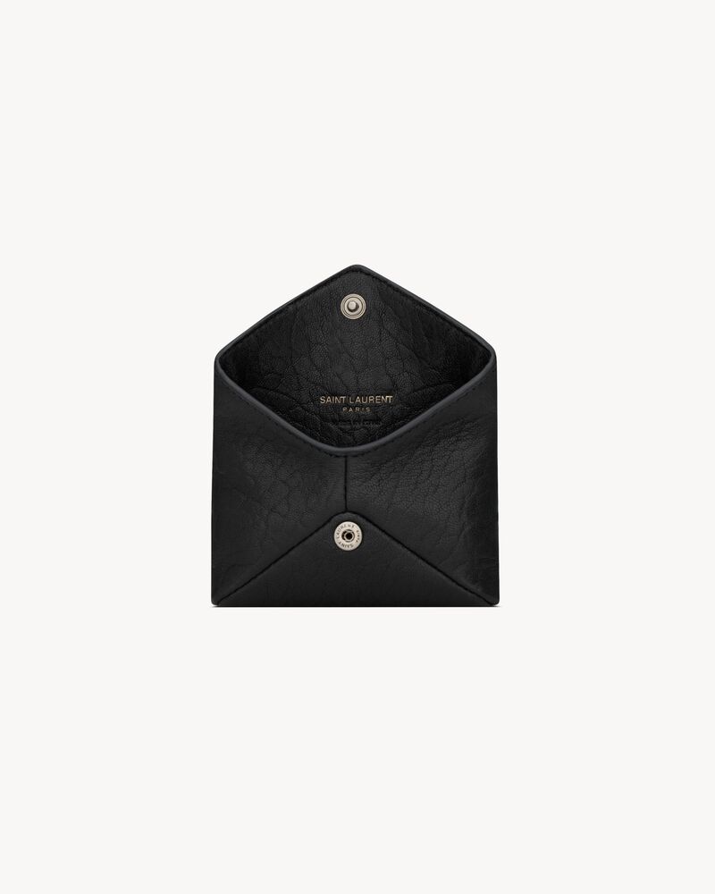 CASSANDRE envelope key case in grained leather