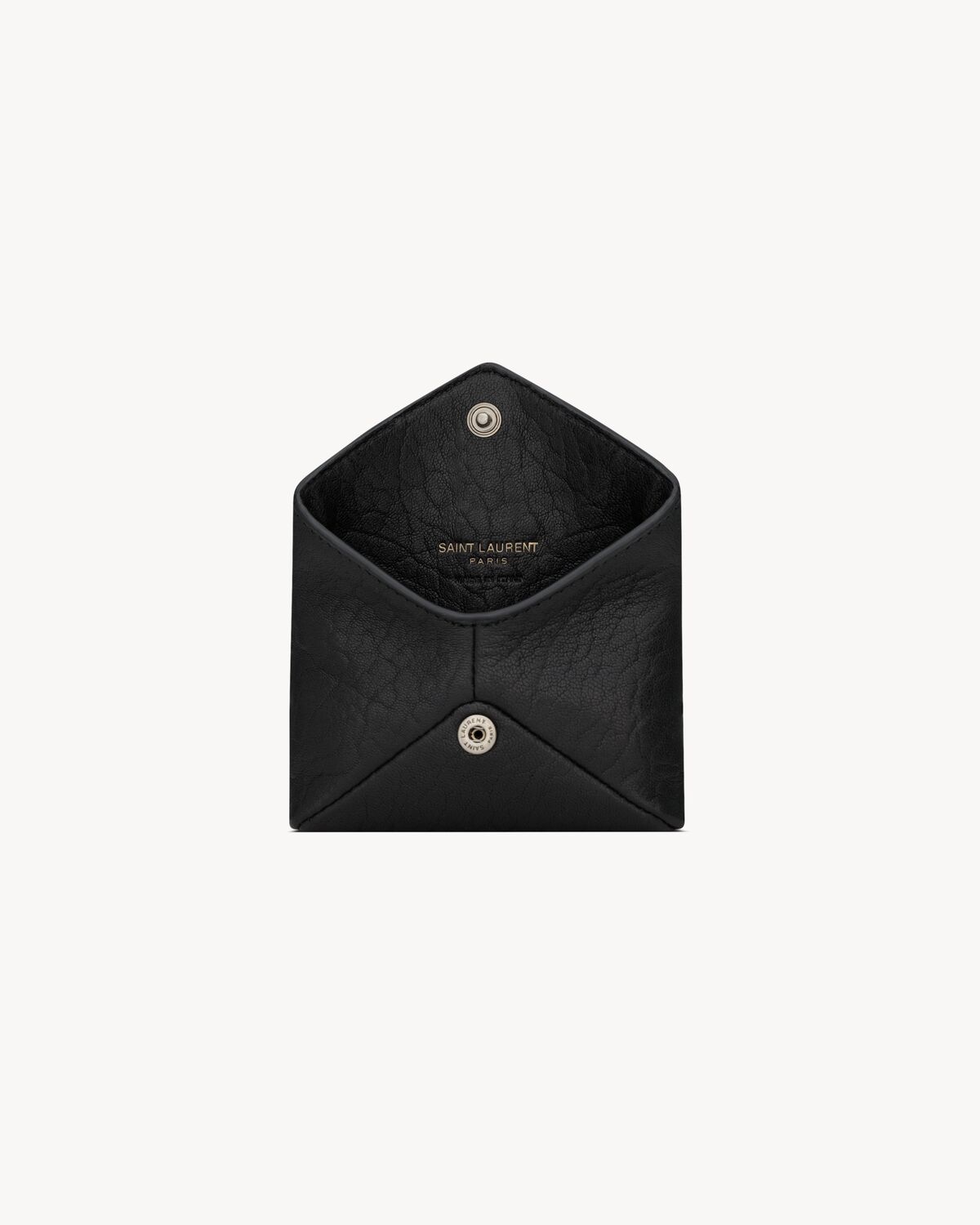 cassandre envelope key case in grained leather