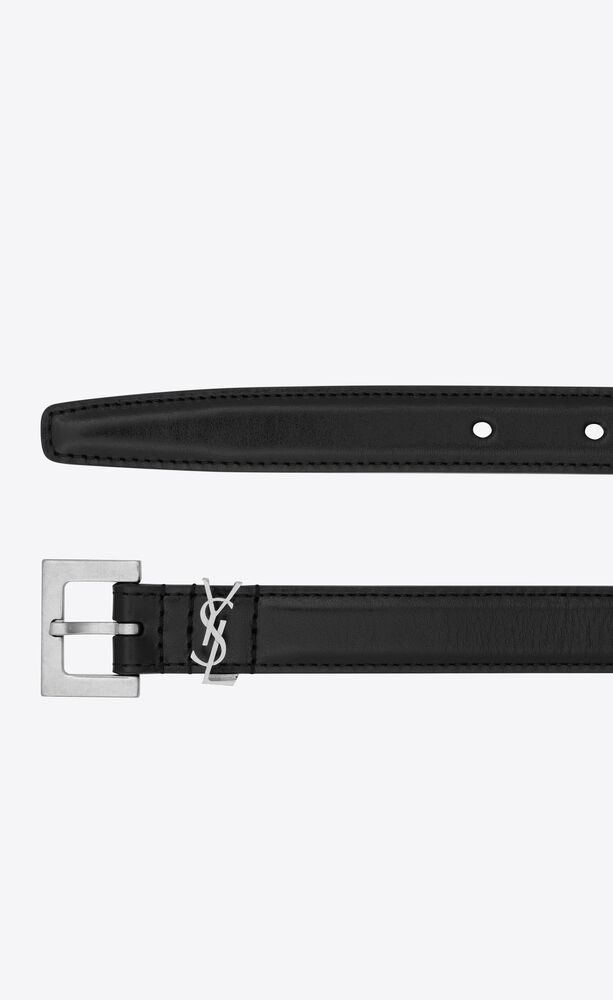CASSANDRE thin belt in smooth leather | Saint Laurent | YSL.com