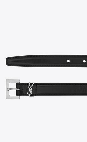 cassandre thin belt in smooth leather