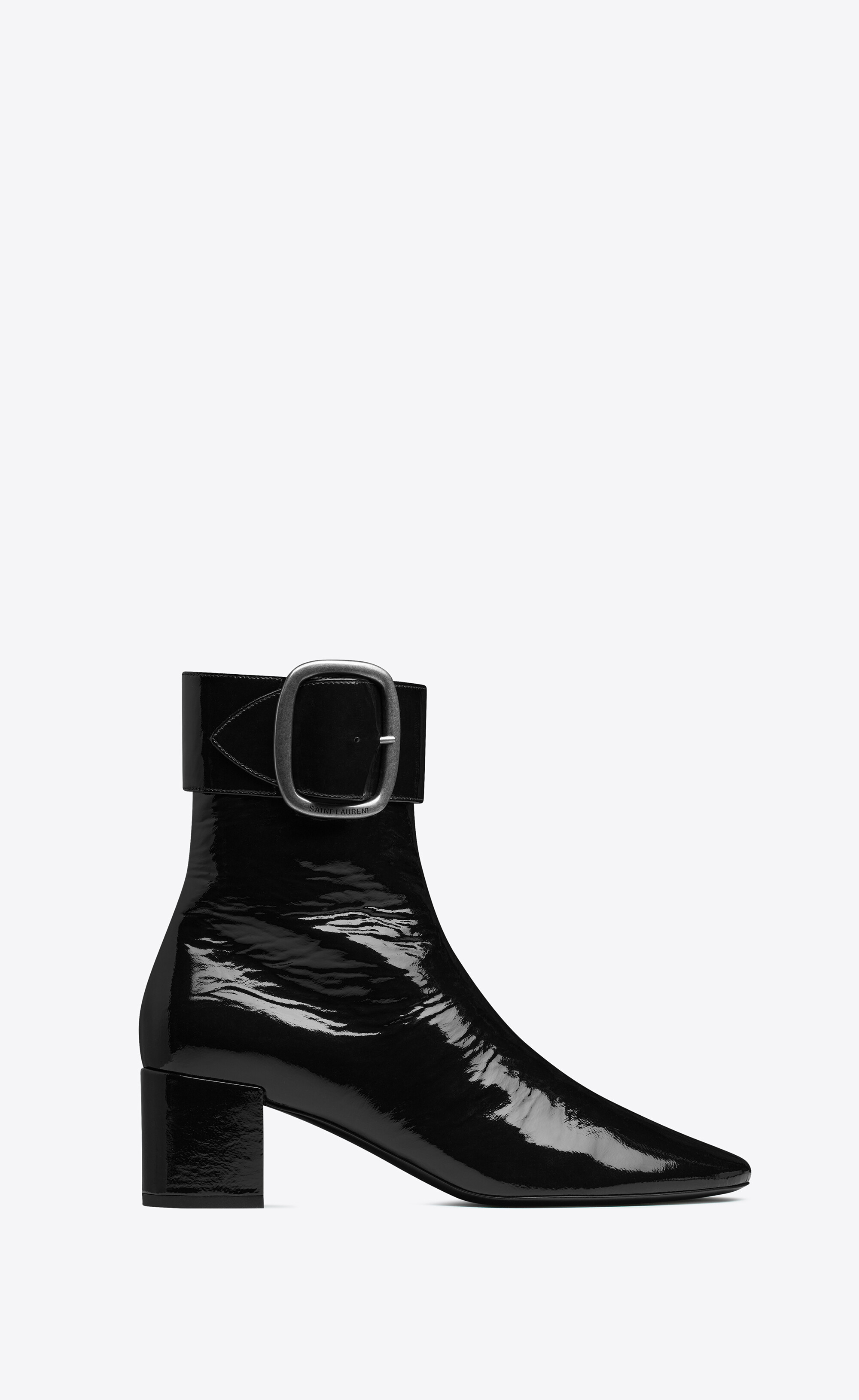 saint laurent buckle boots
