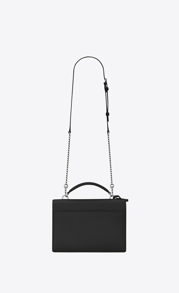 Saint Laurent Babylone shoulder bag in black leather