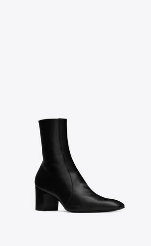 XIV zipped boots in smooth leather | Saint Laurent | YSL.com