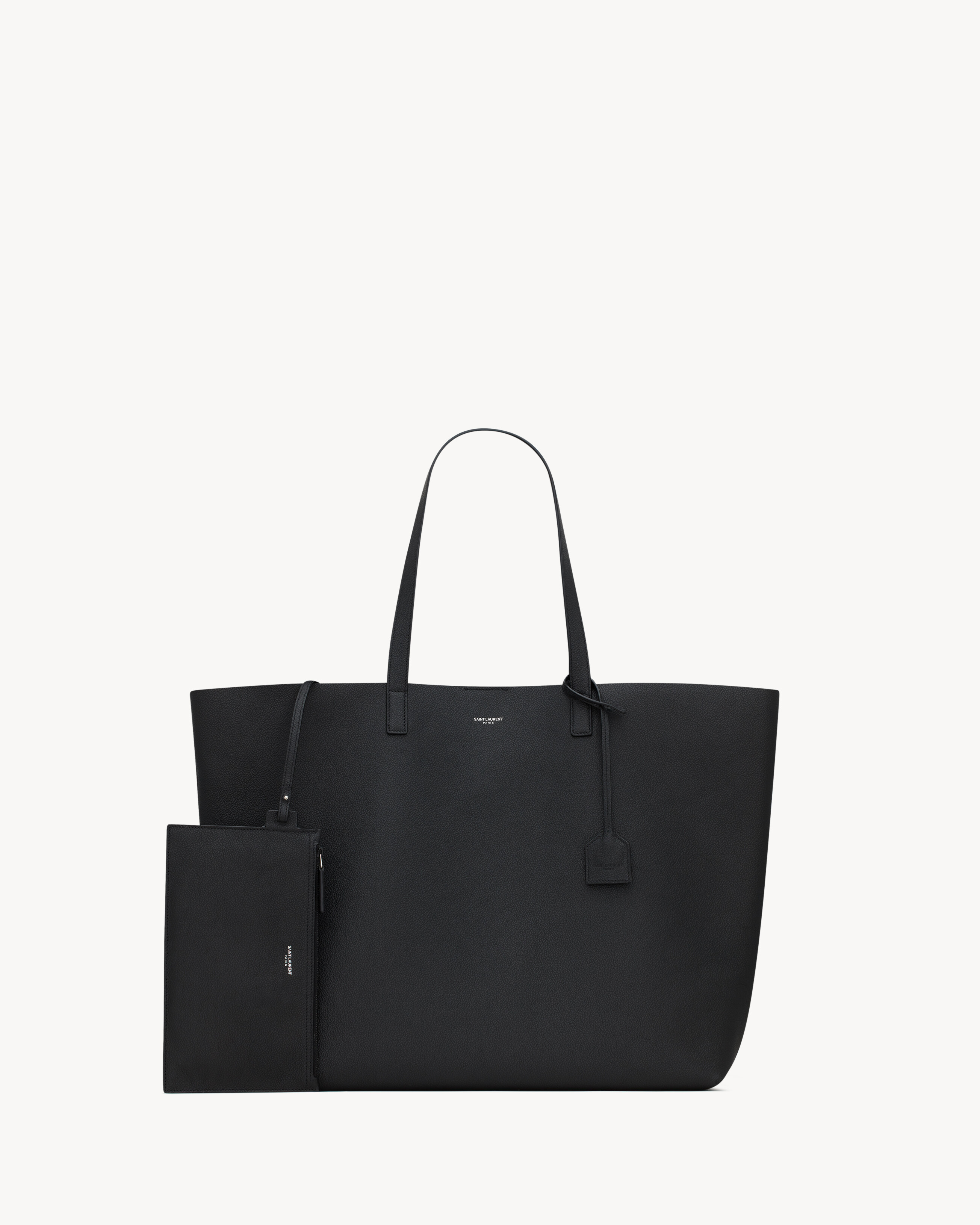 Shopping bag Bold East/West in pelle martellata