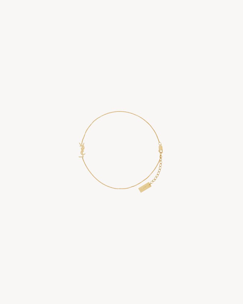 cassandre ankle bracelet in 18k yellow gold