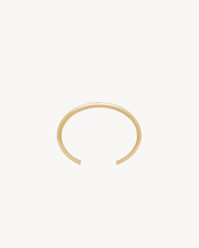 double-ridge cuff in metal
