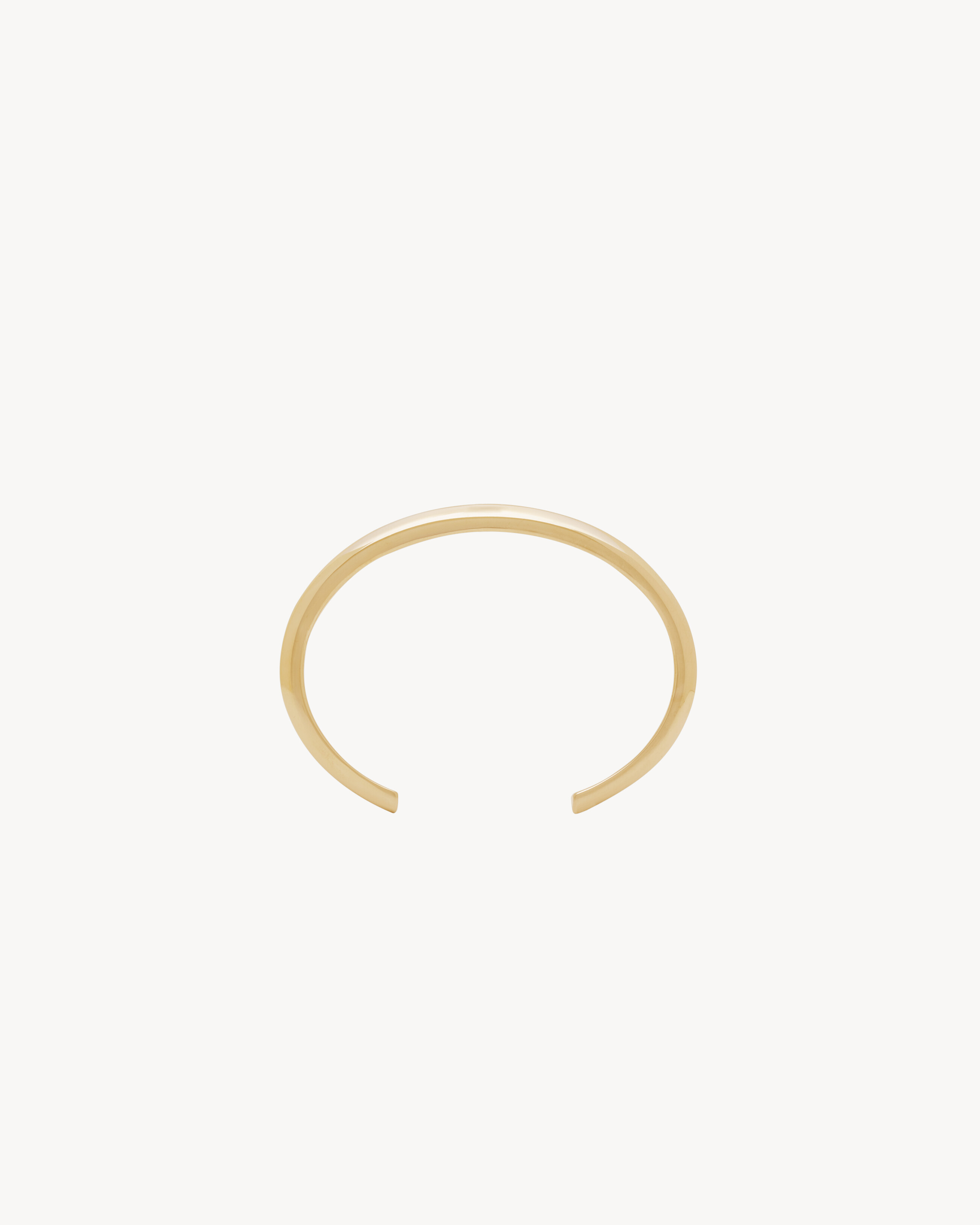 double-ridge cuff in metal