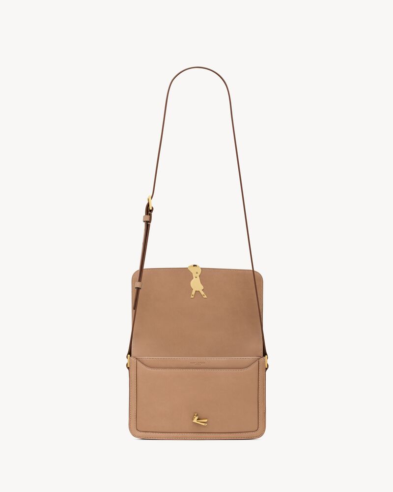 Saint Laurent Small Solferino Crossbody Bag - Brown